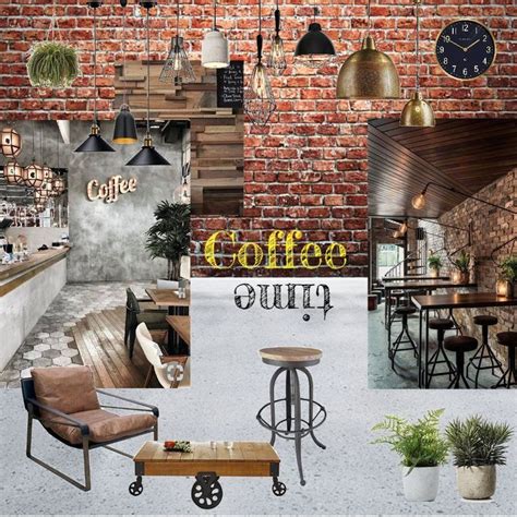 Industrial Coffee Shop Interior Design Mood Board By Gsagoo Coffee