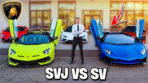 What Is The Difference Between The Lamborghini Aventador Svj Roadster