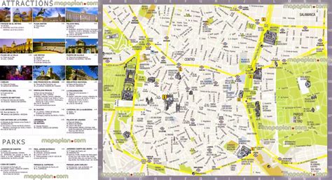 Informasi Tentang Madrid Attractions Map Pdf Free Printable Tourist Map