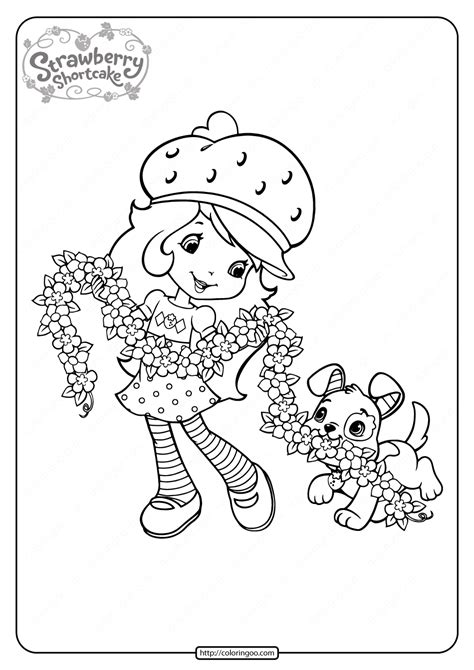 Due to the length of these two parts, they have been taken off of the main merchandise page. Printable Strawberry Shortcake Coloring Pages - 11