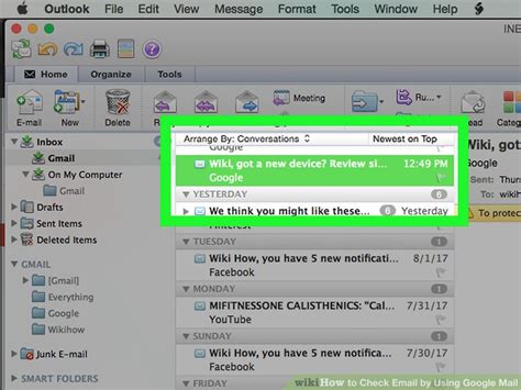 This is also where the email client comes into play. 4 Ways to Check Email by Using Google Mail - wikiHow