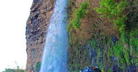 Waterfall Highway Madeira Portugal Waterfalls