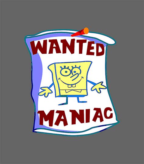 Mademark X Spongebob Squarepants Spongebob Squarepants Wanted Maniac