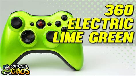 Xbox 360 Electric Lime Green Custom Controllers Controller Chaos