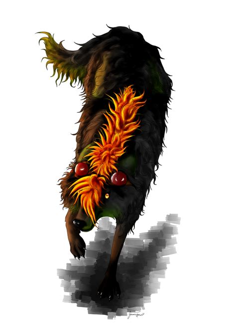 Fire Wolf By Greenyswolf On Deviantart