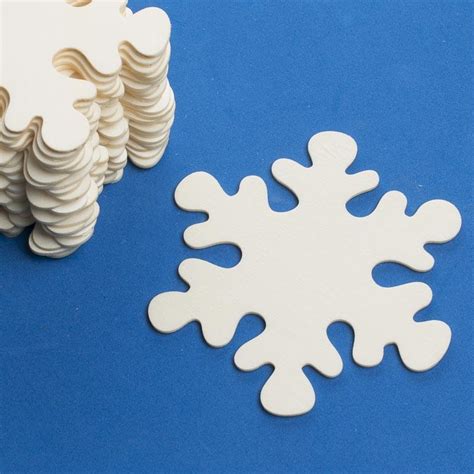 Unfinished Wood Snowflake Cutouts - Wood Cutouts - Wood ...