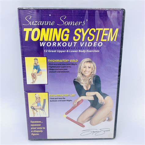 Sealed Suzanne Somers Toning System Workout Dvd Thighmaster Gold Lbx