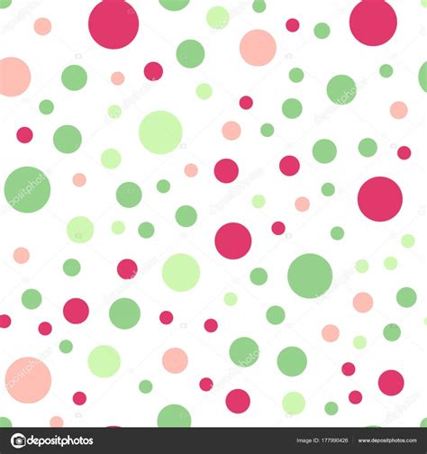 Colorful Polka Dots Seamless Pattern On White 20 Background Fantastic