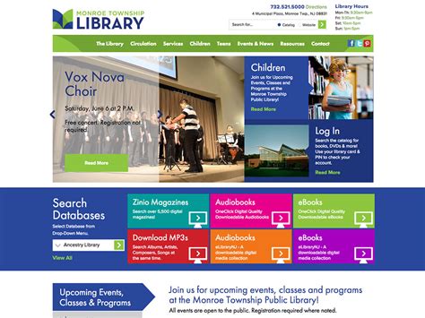 Library Web Design And Website Design For Libraries In Nj