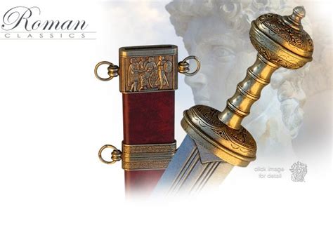 Image Of Roman Gladius Sword Brass Tone 4116l By Denix Of Spain Roman