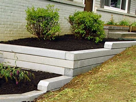 How To Install A Timber Retaining Wall Hgtv