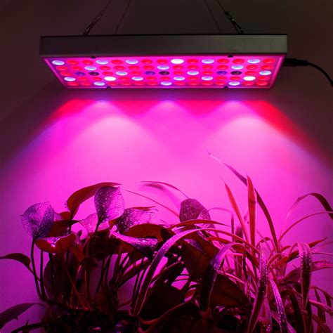 The chemicals that control plant growth respond to both colors differently. LED Growing Grow Light 25W 45W AC85-265V Full Spectrum ...