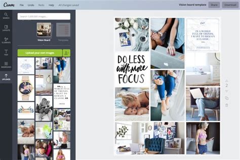 Canva Vision Board Examples