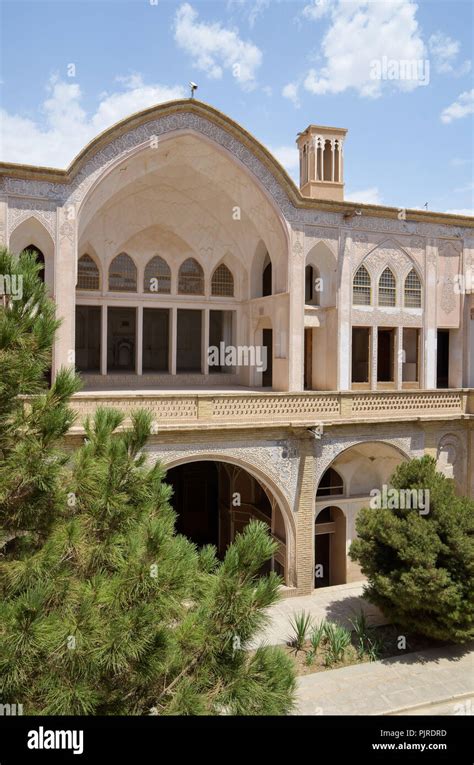 The Historical Houses Of Kashan Isfahan Province In Iran Stock Photo