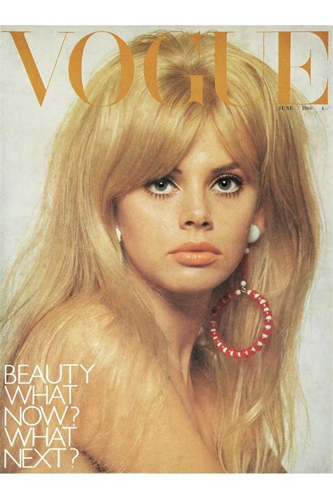 60s Fashion Beauty On Vogue Covers Twiggy Britt Ekland British
