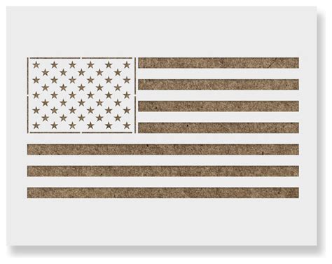 American Flag Stencil On Reusable Mylar For Crafts Contemporary