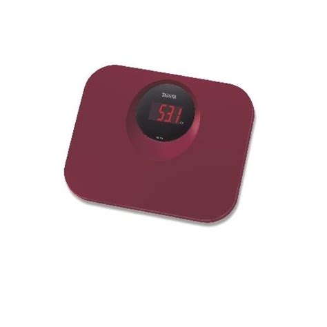 tanita hd 394 150 kg wine red lightweight plastic digital scale with red led display at best
