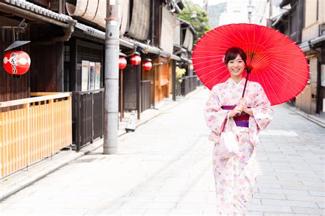 Traditional Japanese Kimono Culture Tourist Spots In