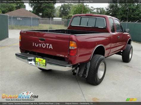1995 toyota tacoma info and specifications, photos and wallpapers at the juicy automotive website | strongauto. 1995 Toyota Tacoma Extended Cab 4x4 Sunfire Red Pearl ...