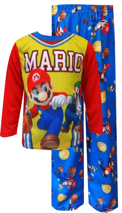 Super Mario Basketball Pajamas Boys Pajamas Pajamas Geeky Games