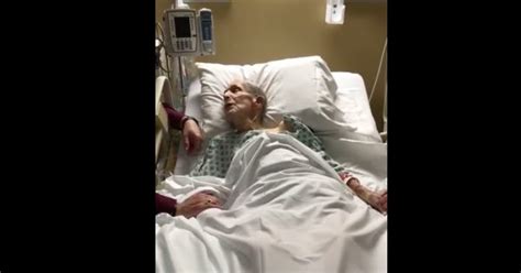 97 Year Old Sings How Great Thou Art From Hospital Bed
