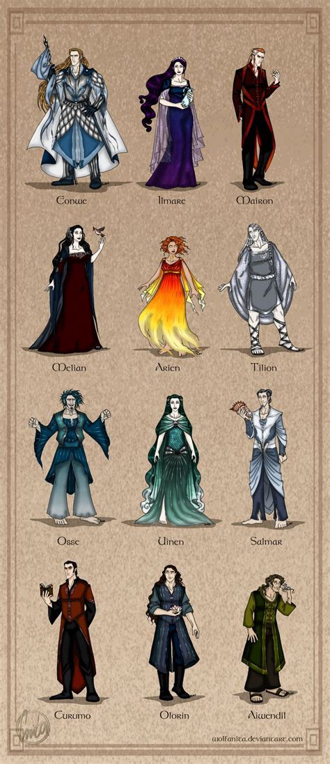 The Silmarillion The Maiar By Wolfanita On Deviantart Tolkien