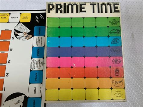 1973 Board Game Prime Time Tv Game Emmys Skor Mor Etsy