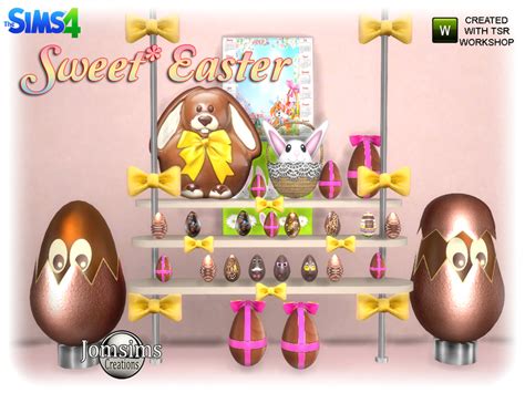 Sims 4 Ccs The Best Sweet Easter Set By Jomsims