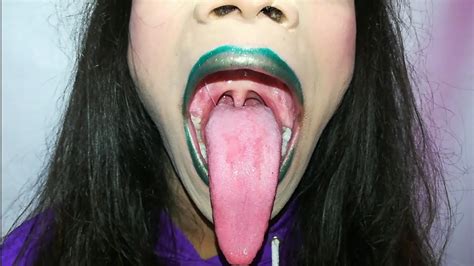 Long Tongue Edition 5 Close Up Tongue Uvula View Cleanest Tongue In