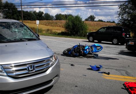 Motorcyclist In Stable Condition After Two Vehicle Crash In Upper Allen Township Pennlive Com