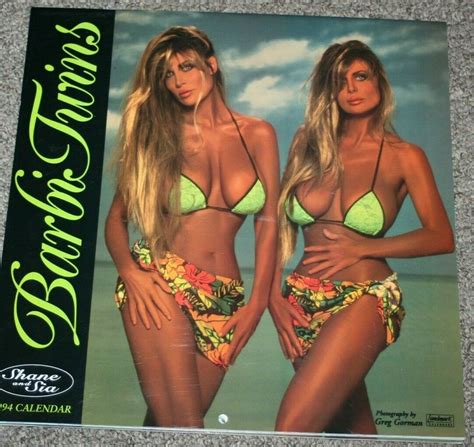 Mavin Barbi Twins Shane And Sia 1994 Pin Up Bikini Calendar Swimsuit