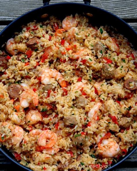 Chorizo And Shrimp Rice Recipe — Dishmaps