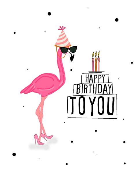 Collection Pictures Happy Birthday Flamingo Images Excellent