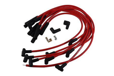 Jdmspeed New Red Bbc Big Block Chevy 454 Spark Plug Wires Set Hei Str