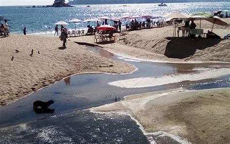 Video Turistas Playas Acapulco Aguas Negras Basura El Sol De México