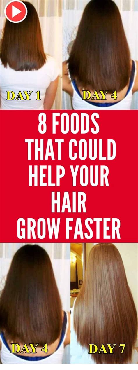 8 Foods That Could Help Your Hair Grow Faster Grow Hair Faster How