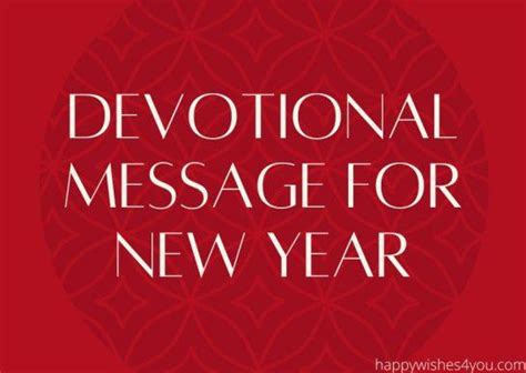 New Year Devotional Messages 2023 Hw4you