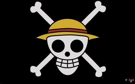 One Piece Logo Flag Wallpaper For One Piece Anime