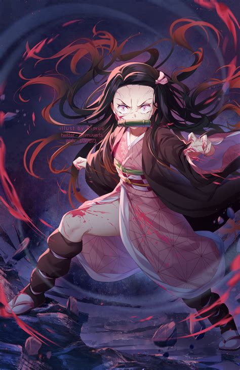 C Nezuko By Rimuu On Deviantart In 2020 Anime Demon