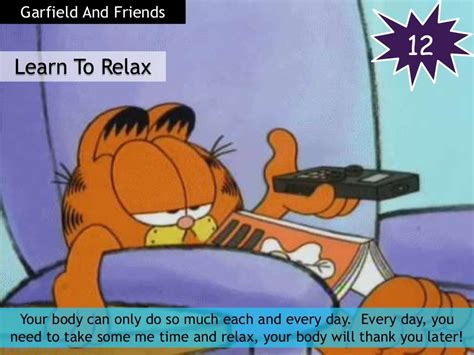 Learn To Relax 12 Garfield