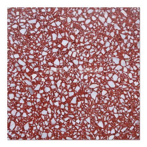 Polished 24x24 Red Terrazzo Tiles For Flooring Buy Terrazzo Tilesred