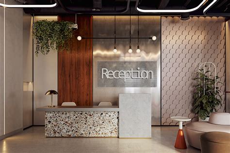 Royal Tower Office Interior Concept On Behance Clinic Interior Design