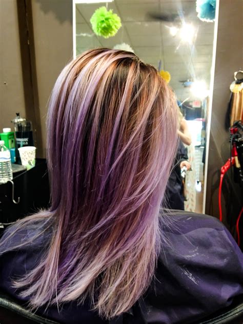 Lavender Balyage By Cassie Ways At Alter Ego Spalon Hair Makeup Hair