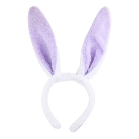 Plush Bunny Ears Hairbands Cute Soft Rabbit Ears Headband Easter Party