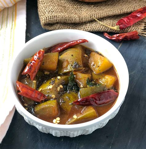 An authentice recipe from tamilnadu. Pacha Manga Pachadi Recipe - Raw Mango Pachadi by Archana ...