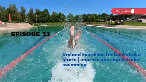 Dryland Exercises For Backstroke Starts Improve Your Backstroke