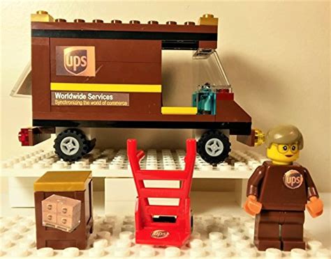 Lego Ups Truck Great Vehicles And Ups Box And Minifigure Ready To Play