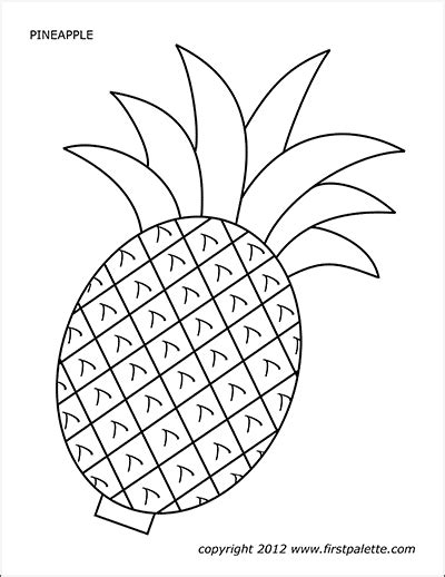 Signup to get the inside scoop from our monthly newsletters. Pineapple | Free Printable Templates & Coloring Pages ...