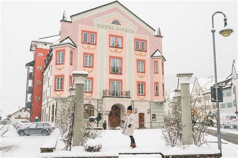 Hotel Hirsch Art Nouveau Pink Hotel In Downtown Fussen Near