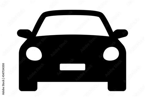 Car Icon Auto Vehicle Isolated Transport Icons Automobile Silhouette